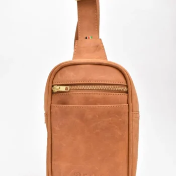 Tan/chesnut cross bag